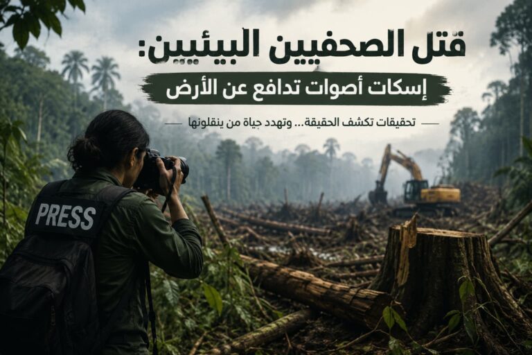 صورة حرية الصحافة والبيئة.